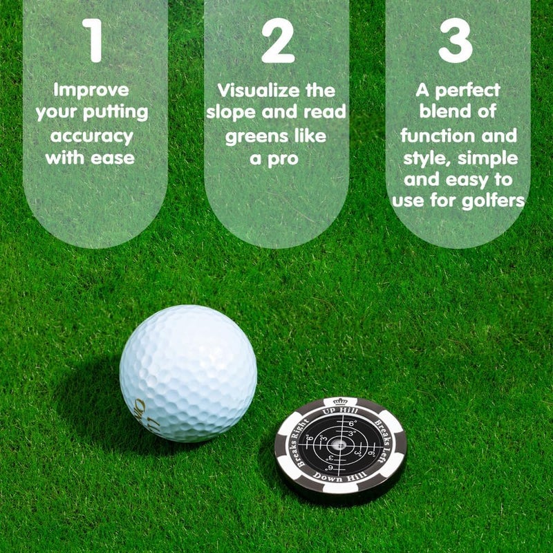 Prodigora SlopeMaster ProGreen Reader - Golf Ball Marker with High Precision Green Reading Aid Golf Accessories for Men Women - Image 2